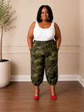 Pretty Savage Camo Parachute Pants