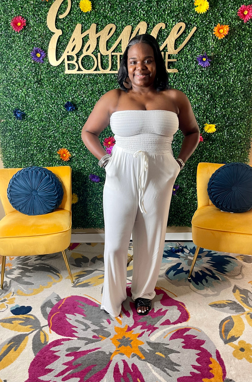 Her Spring Jumpsuit