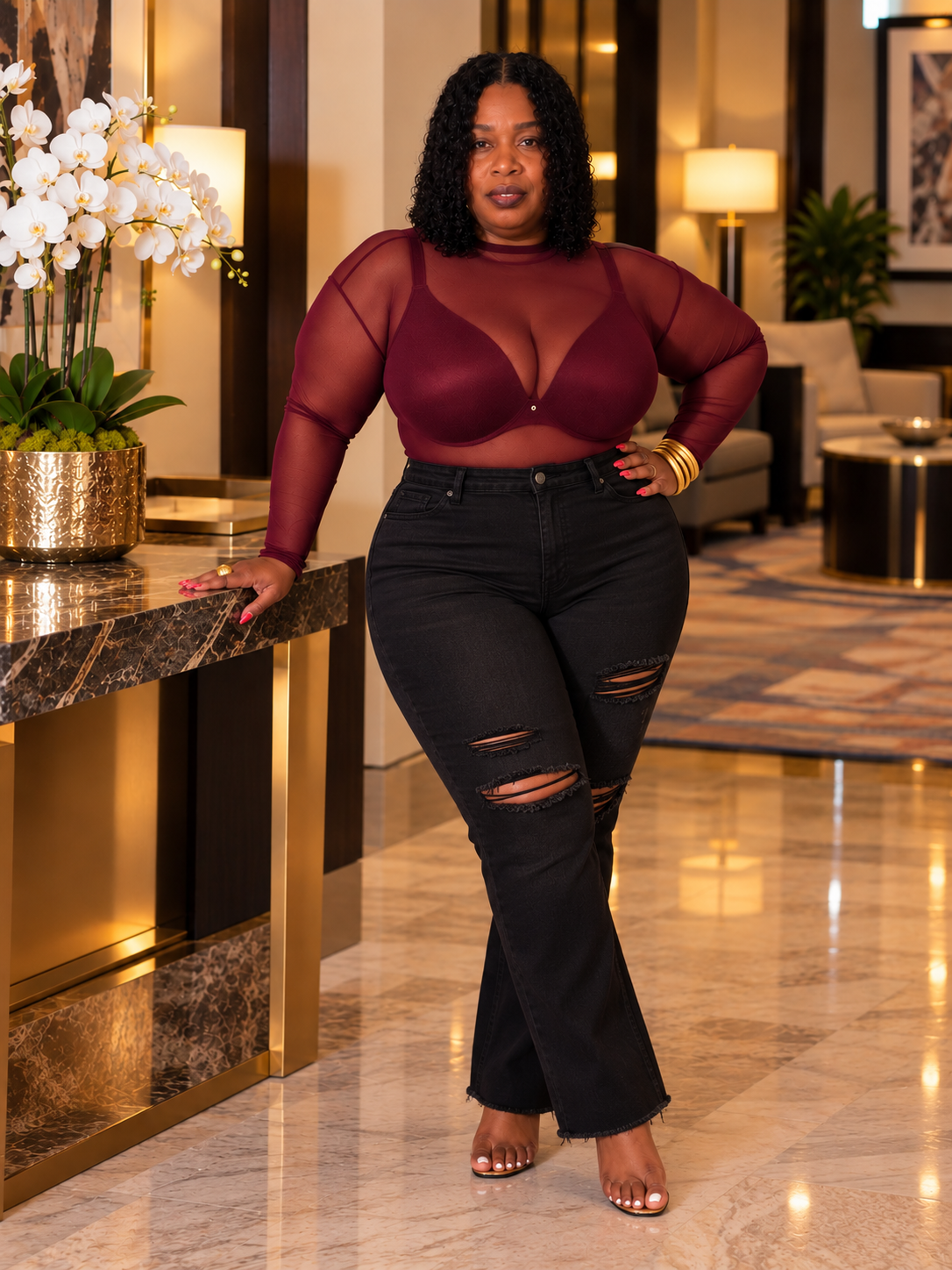 After Hours Mesh Top