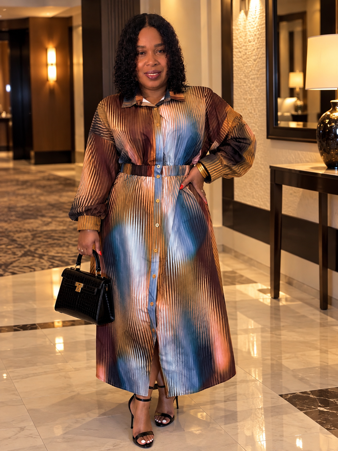 The Luxe Mirage Dress